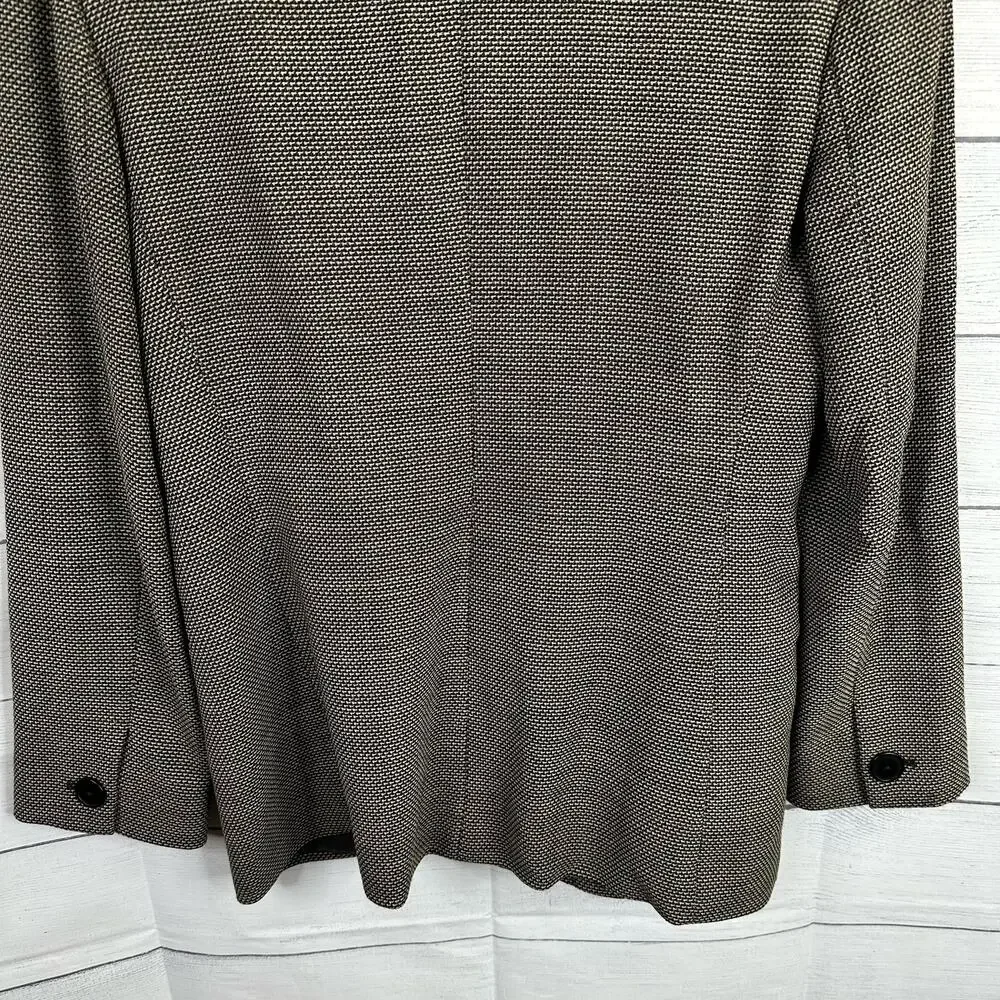 Max Mara Womens size 6 Tweed Virgin Wool Button Front Evening Jacket Italy - Picture 8 of 11